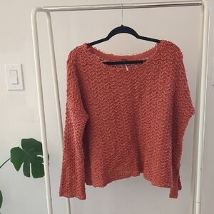 LAST WEEK, Free People Burnt Orange Sweater